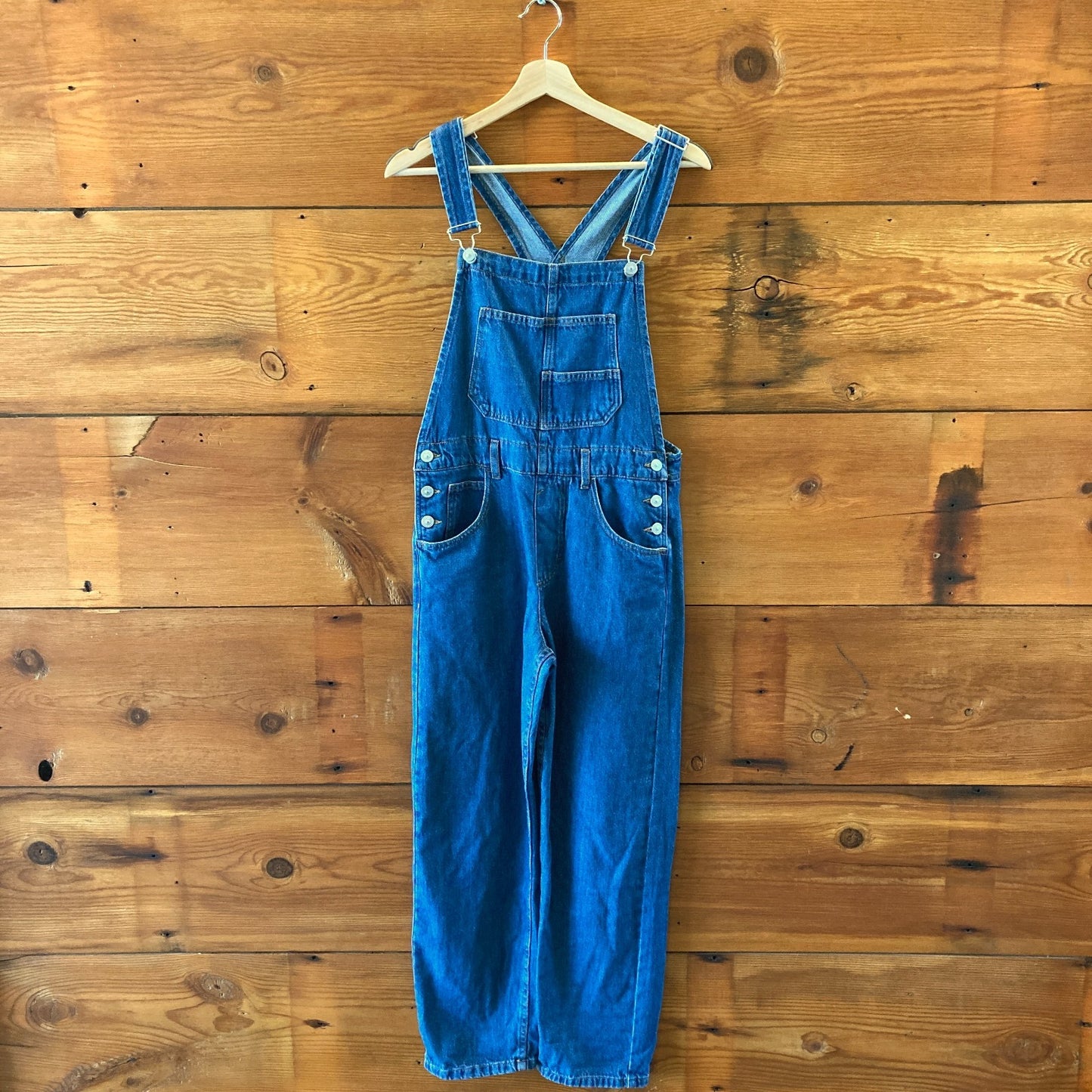 We the Free by Free People Classic Denim Bib Overalls - Size XS - 0312IG