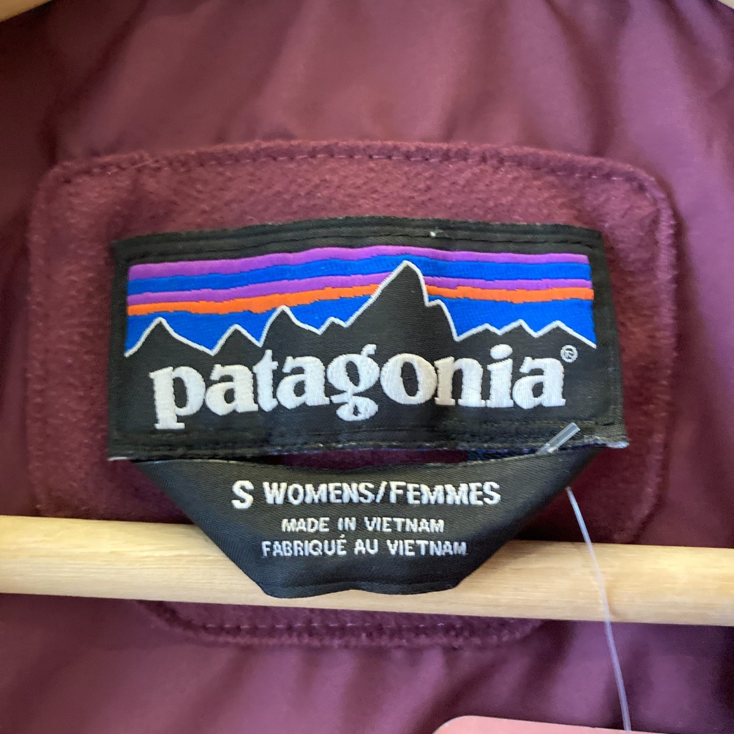 S - Patagonia Purple Adalie Lightweight Puffer Parka Womens Jacket 0619BL