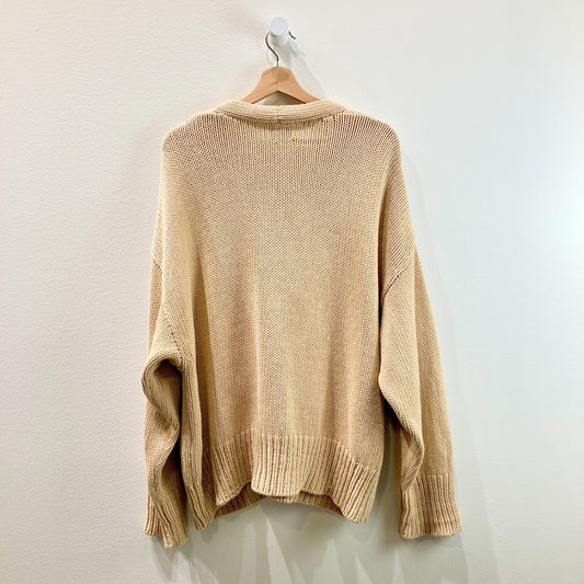 Babaa Clay Pot Cotton Heavy Knit Cardigan no16 Sweater - One Size - 0606ROBabaa