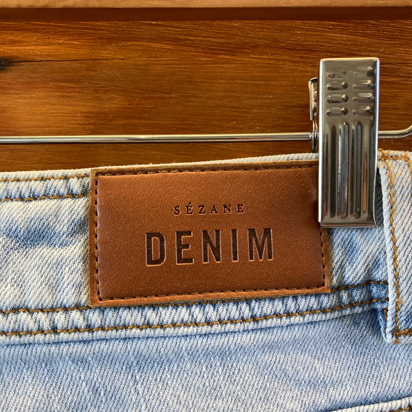 Sezane Light Wash High Waisted Wide Leg Jeans - Size 36 / 25 US - 0204EB