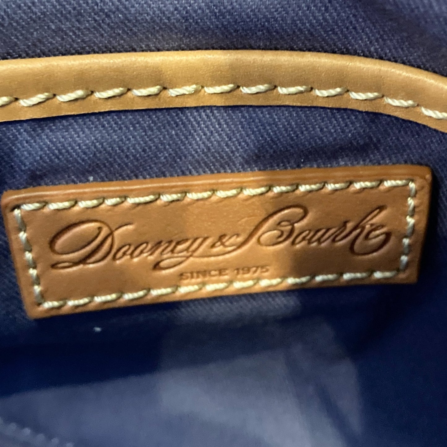 Dooney & Bourke Navy Bambi Thumper Floral Disney Parks Tote Bag Purse 0210AM