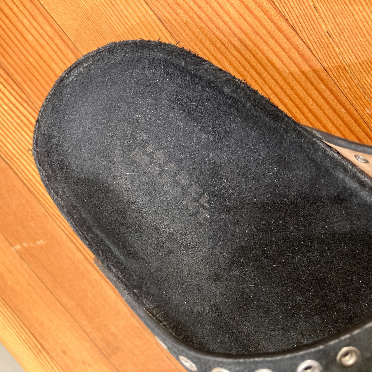 Isabel Marant Black Studded Buckle Strap Sandals - Size 39 / 9 - 0129LH