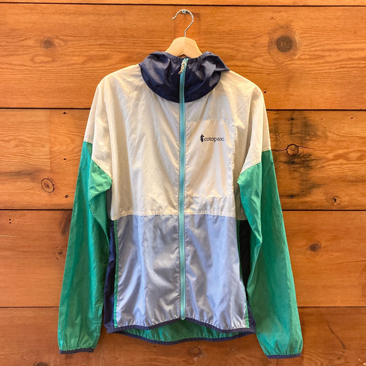 M - Cotopaxi Multi Color Teca Hooded Full Zip Womens Windbreaker Jacket 0617RF