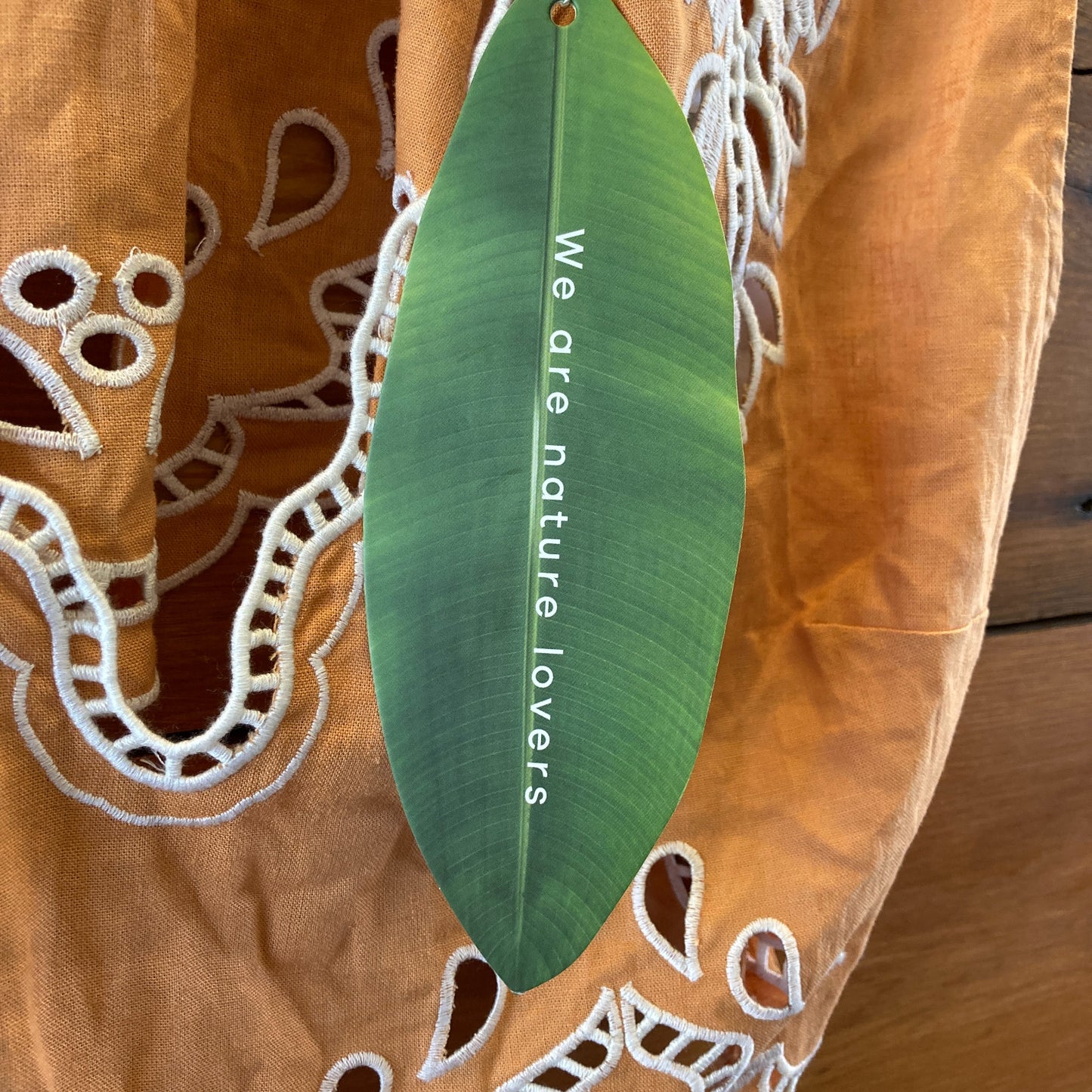 Farm Rio NEW Orange Embroidered Banana Tree Camel Crop Top - Size XL - 0422SJ