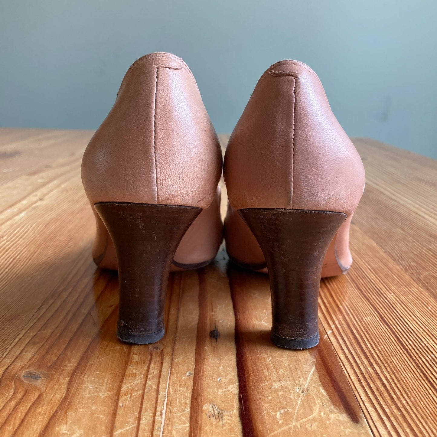 Chie Mihara Tan Leather T Strap Mary Jane Shoes - Sz 36.5 / 6.5 - w/ Box 0818SL
