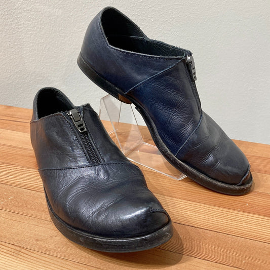 Cydwoq Black Leather Invent-T Front-AIp Oxford Shoes - Size 38 / 8 - 0514SU