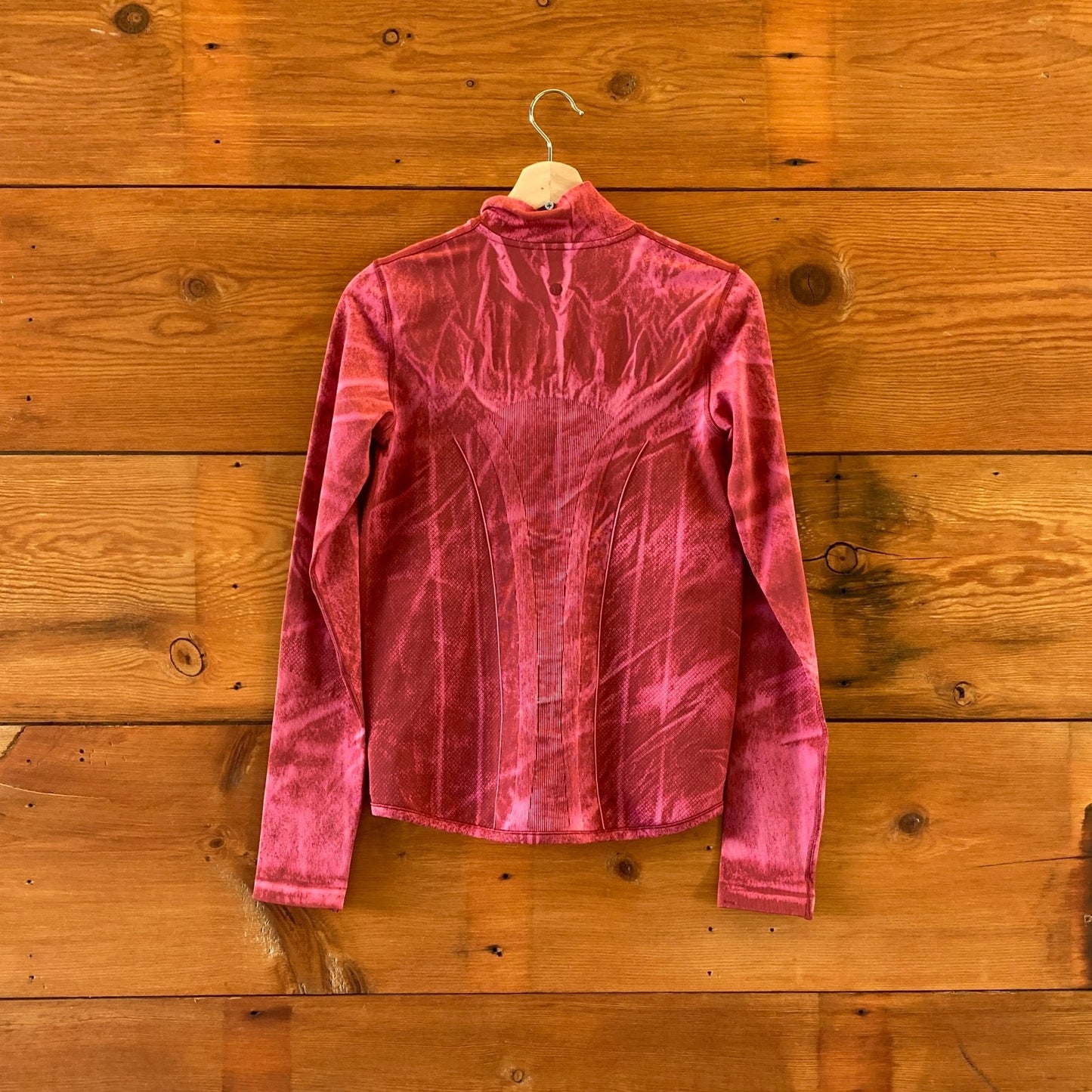 8 - Lululemon $128 Red Stone Wash Ebb to Street Zip Up Define Jacket 0205FW