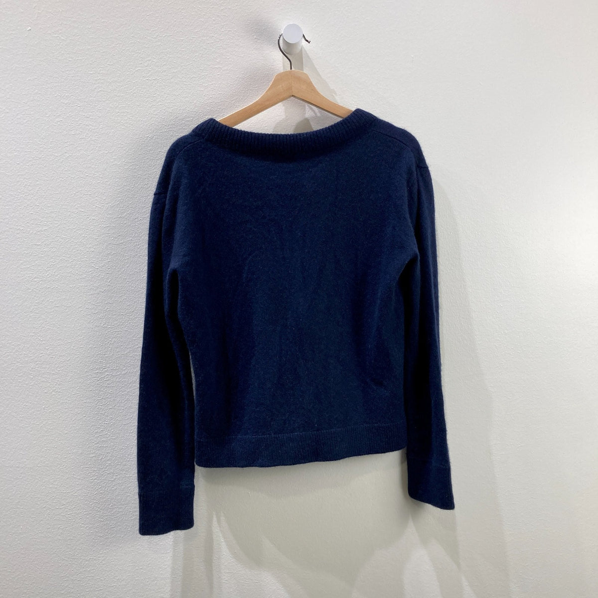 Kule Navy Blue 100% Cashmere Button Front Cardigan Sweater - Size S - 0721DK