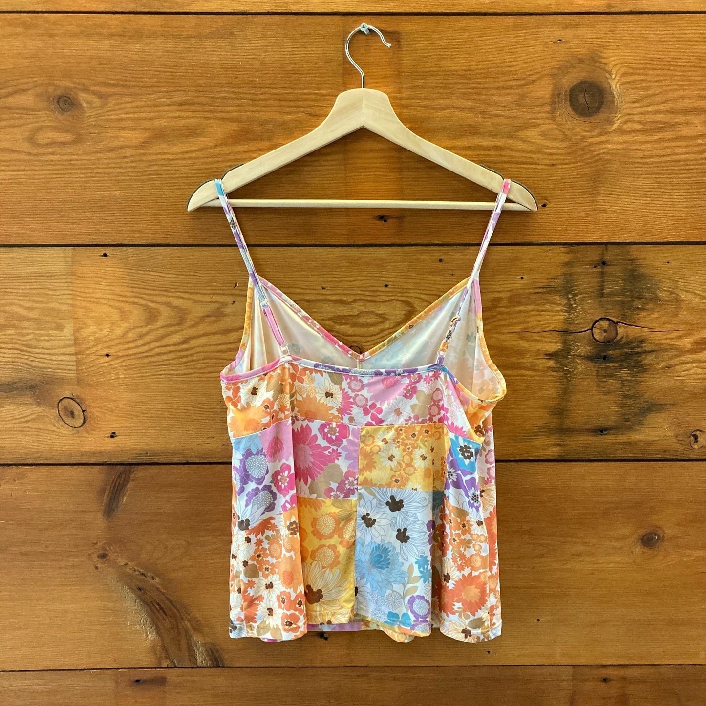Johnny Was Sheer Multicolor Floral Peasant Blouse Top - Size M  - 0419KM