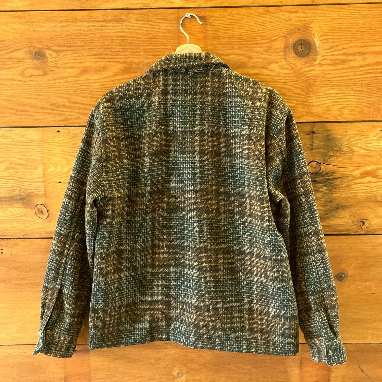 Abercrombie & Fitch Brown Bouncle Button Front Shirt Jacket - Size S - 0312IG