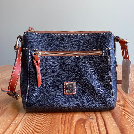 Dooney & Bourke Navy Pebble Grain Allison Shoulder Bag Purse - 0311AY