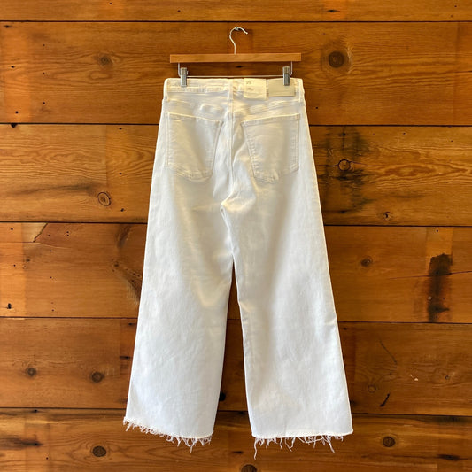 Citizens of Humanity $228 White Wide Leg Cropped Lyra Jeans Size 29 - NEW 4427SC