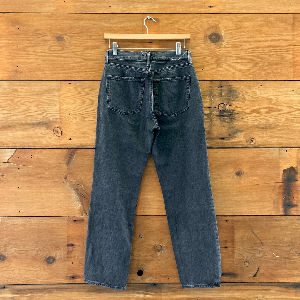 AGoldE Black Wash Valen Classic Fit Straight Leg Jeans - Size 25 - 0809CO