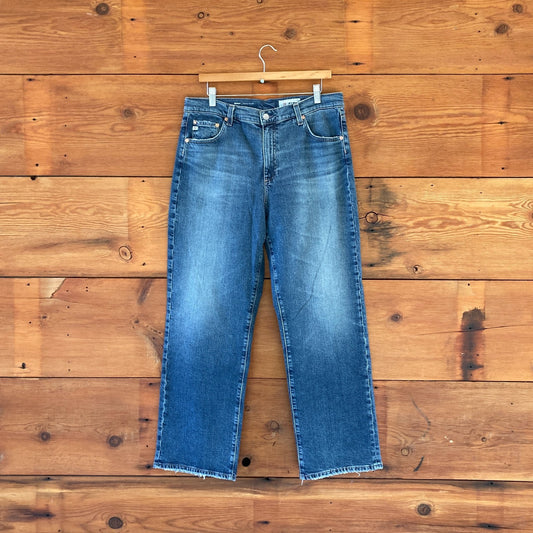 32 - AG Adriano Goldschmied Brinley Mid Rise Straight Womens Jeans 1029ML