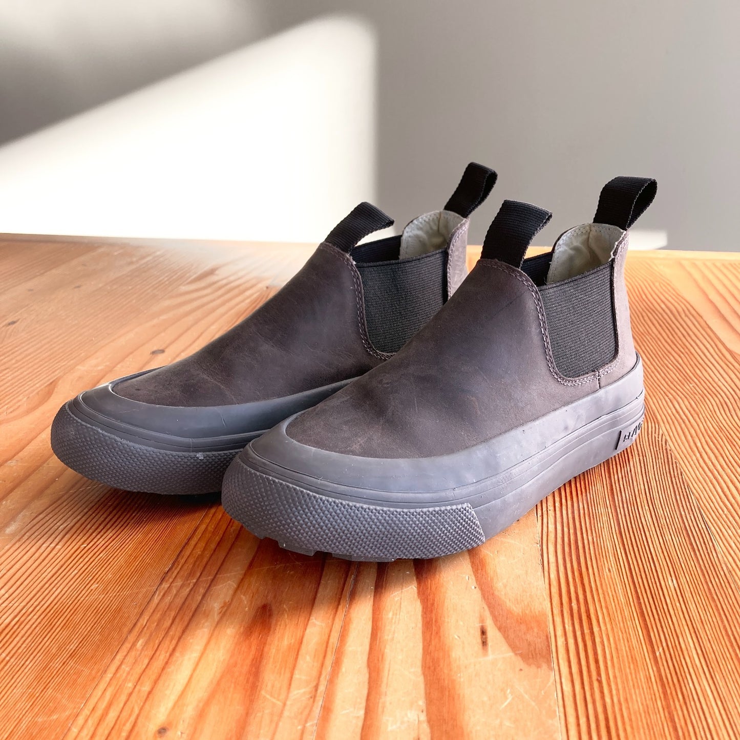 6 - SeaVees Charcoal Gray Ballard Slip On Ankle Boots Chelsea Booties 0312IG