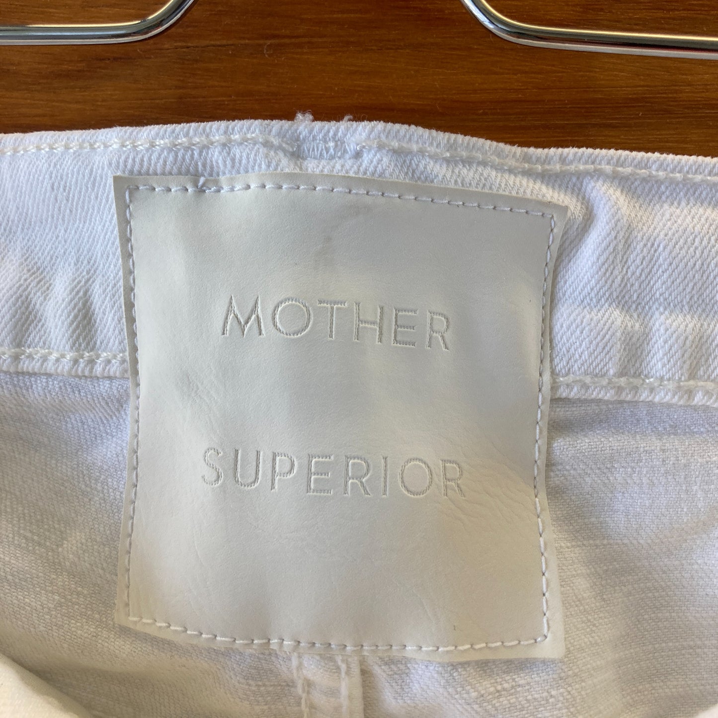 Mother Superior NEW White Totally Innocent Stud Finder Sneak Jeans - 30 - 0710MG