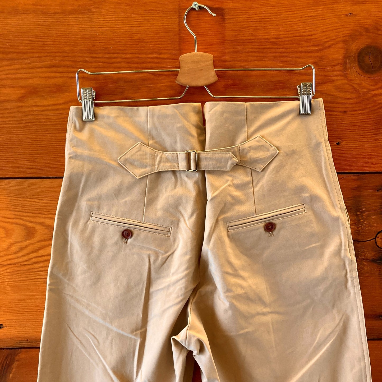 M - Caron Callahan $310 Khaki Organic Cotton High Waist Dexter Pants NEW 1125KG