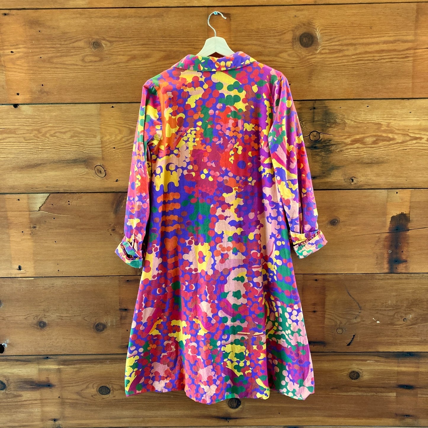 Roopa Pemmaraju Anthropologie Abstract Duster 70s Mod Jacket - Size S - 0520KP