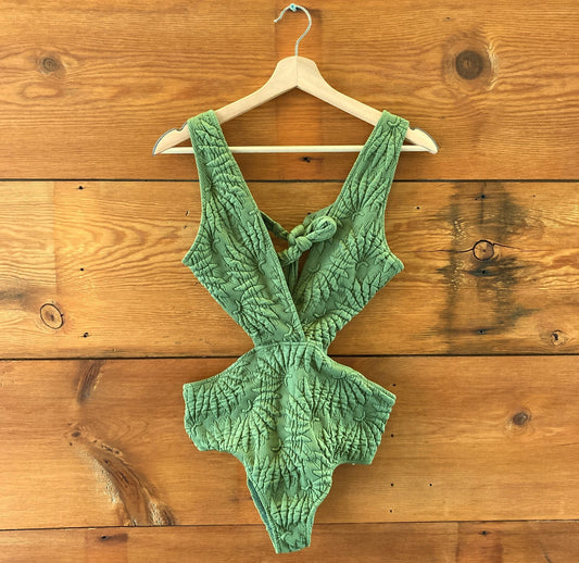Farm Rio NEW Green Copabanana One Piece Swimsuit - Size L - 0715DP