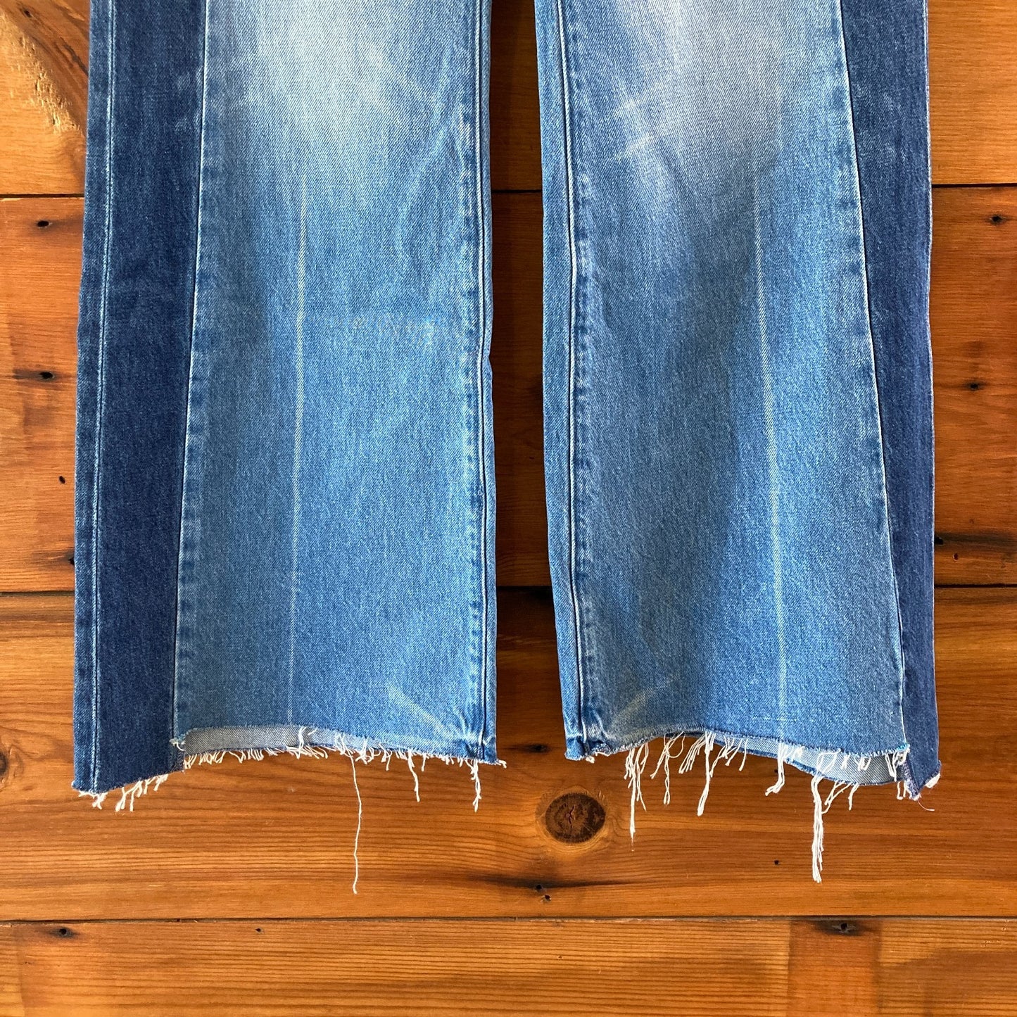 Mother Superior Double Stacked Tux Sidestepper Fray Jeans - Size 27 - 0510JB