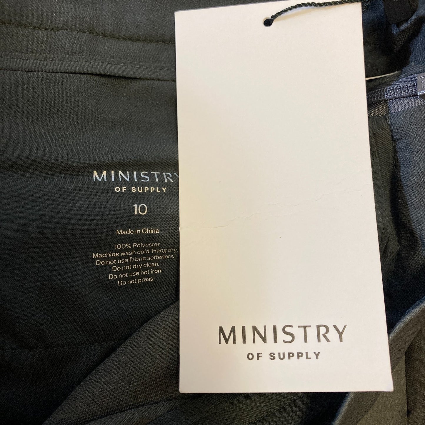10 - Ministry of Supply Gray NEW Kinetic Skinny Womens Pants 0416JW