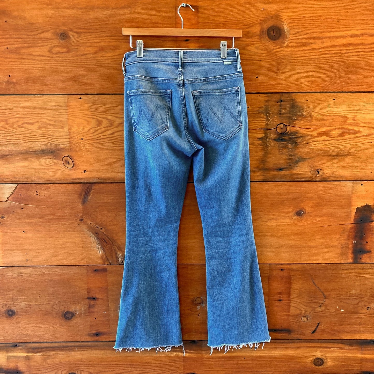 Mother Groovy Kind of Love Weekender Fray Flare Jeans - Size 26 - 0320AE