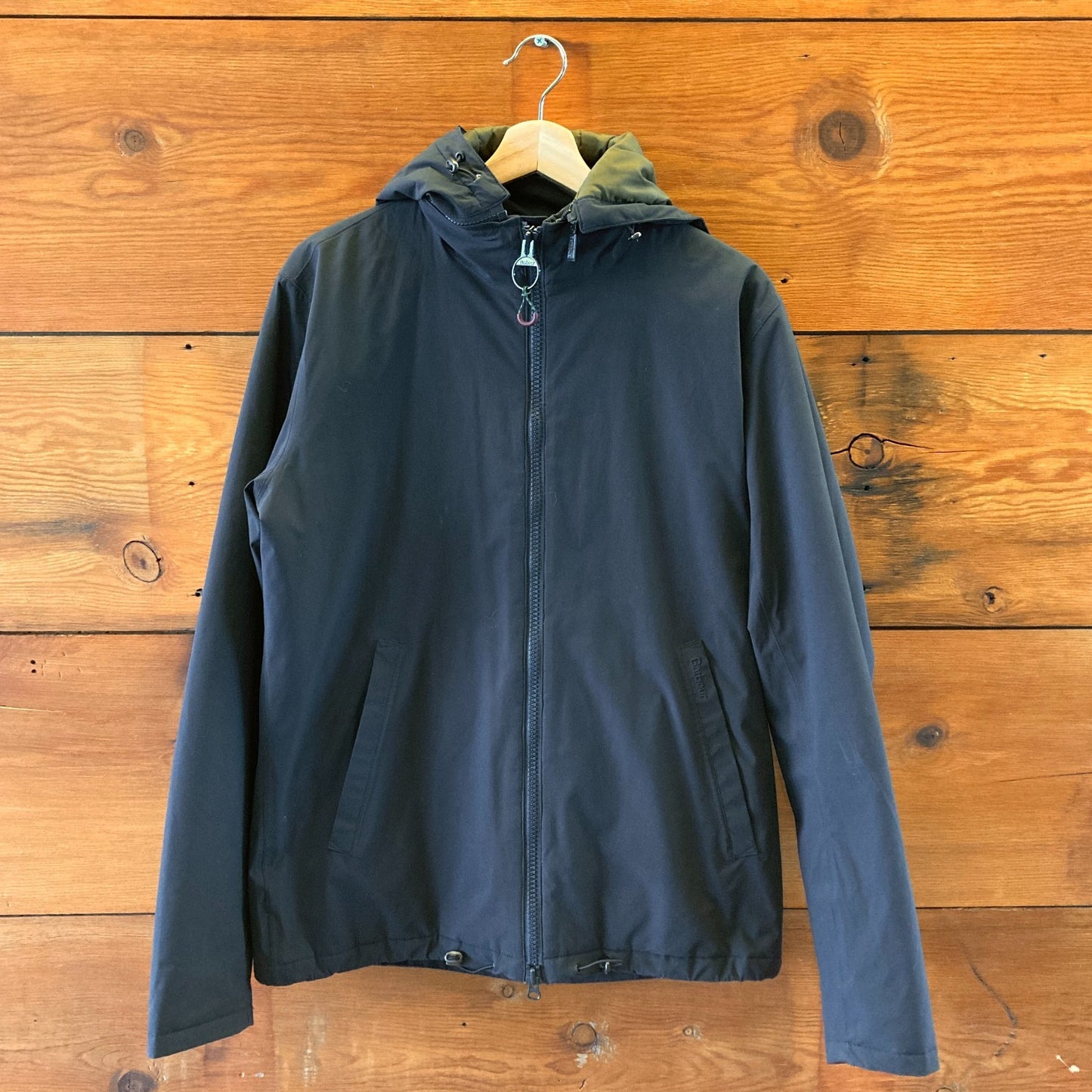 M Mens - Barbour Navy Waterproof Breathable Whitburn Hooded Jacket Coat 0219LK