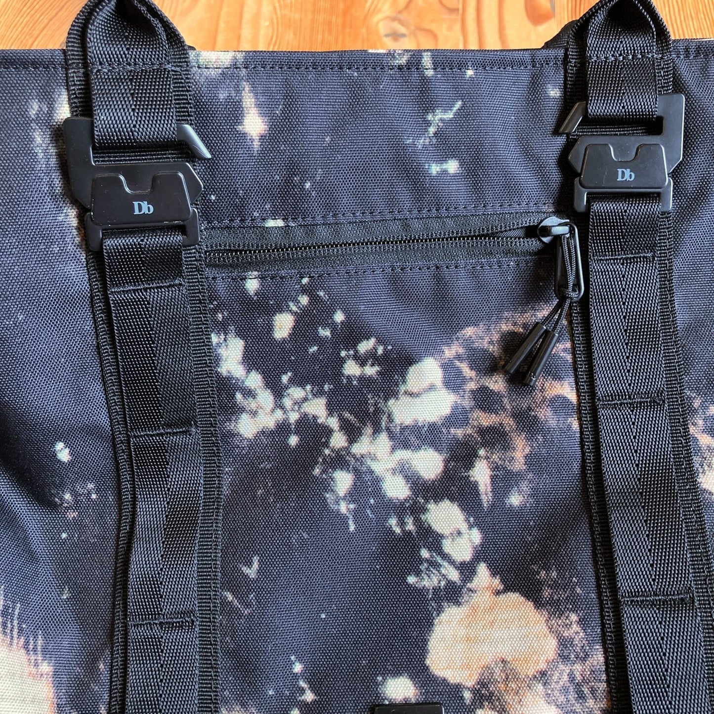 Db Journey x Sage Erickson Black Patterned Essential 25L Tote Bag 0720LP