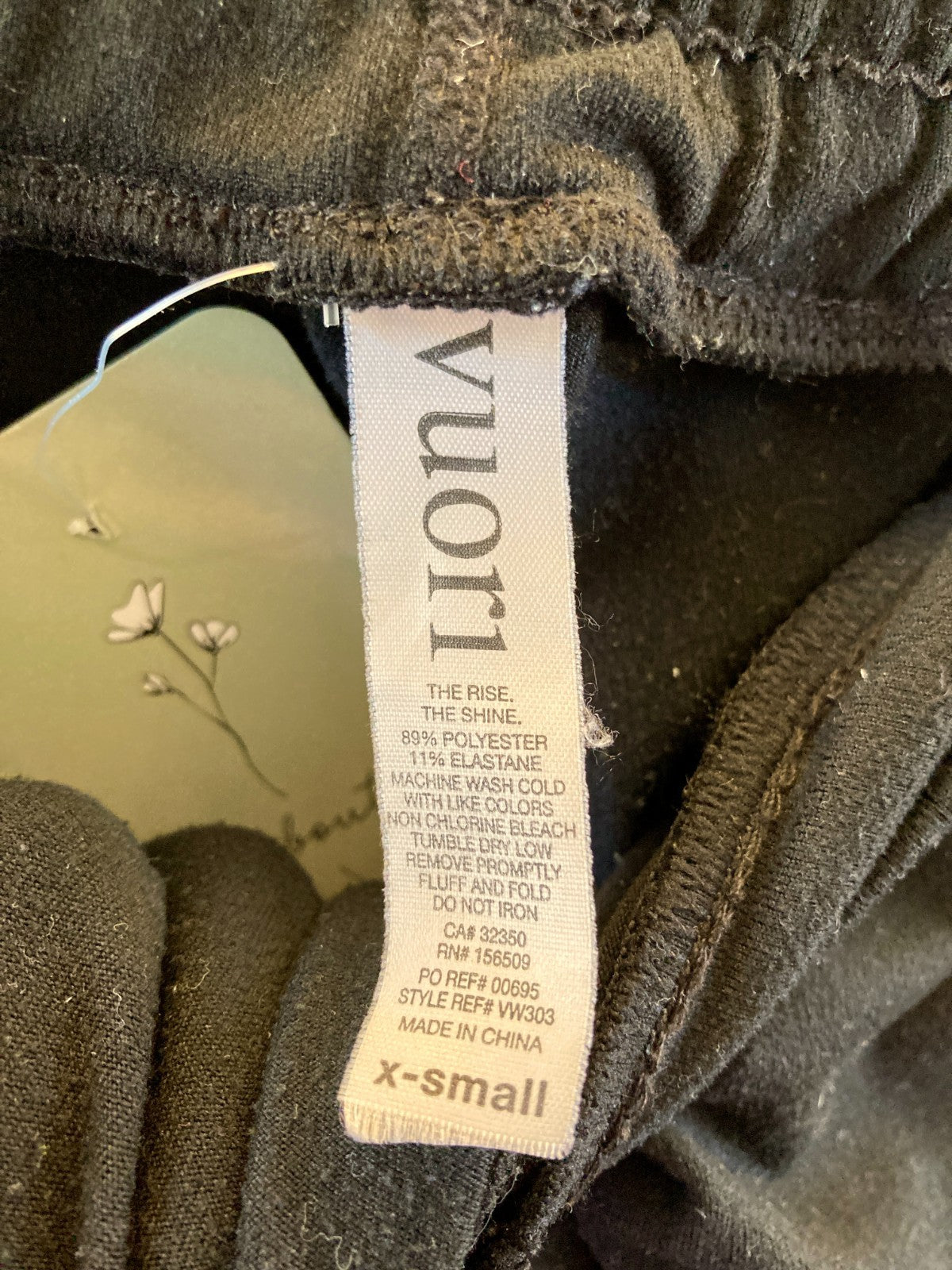Vuori Black All the Feels Slim Flare Athletic Pants - Size XS - NEW - 0703SC