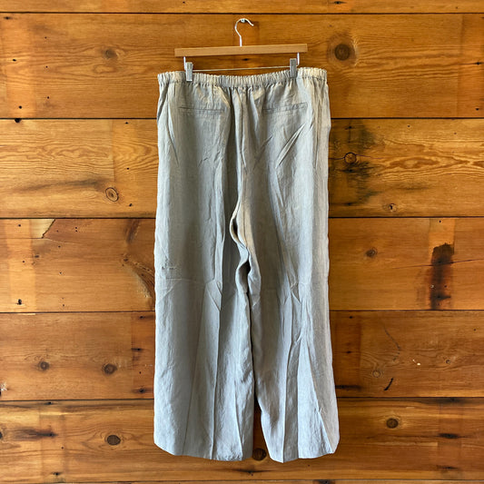 J Crew Gray Stratus Textured Satin Womens NEW Pants - Size XL - 0514AT