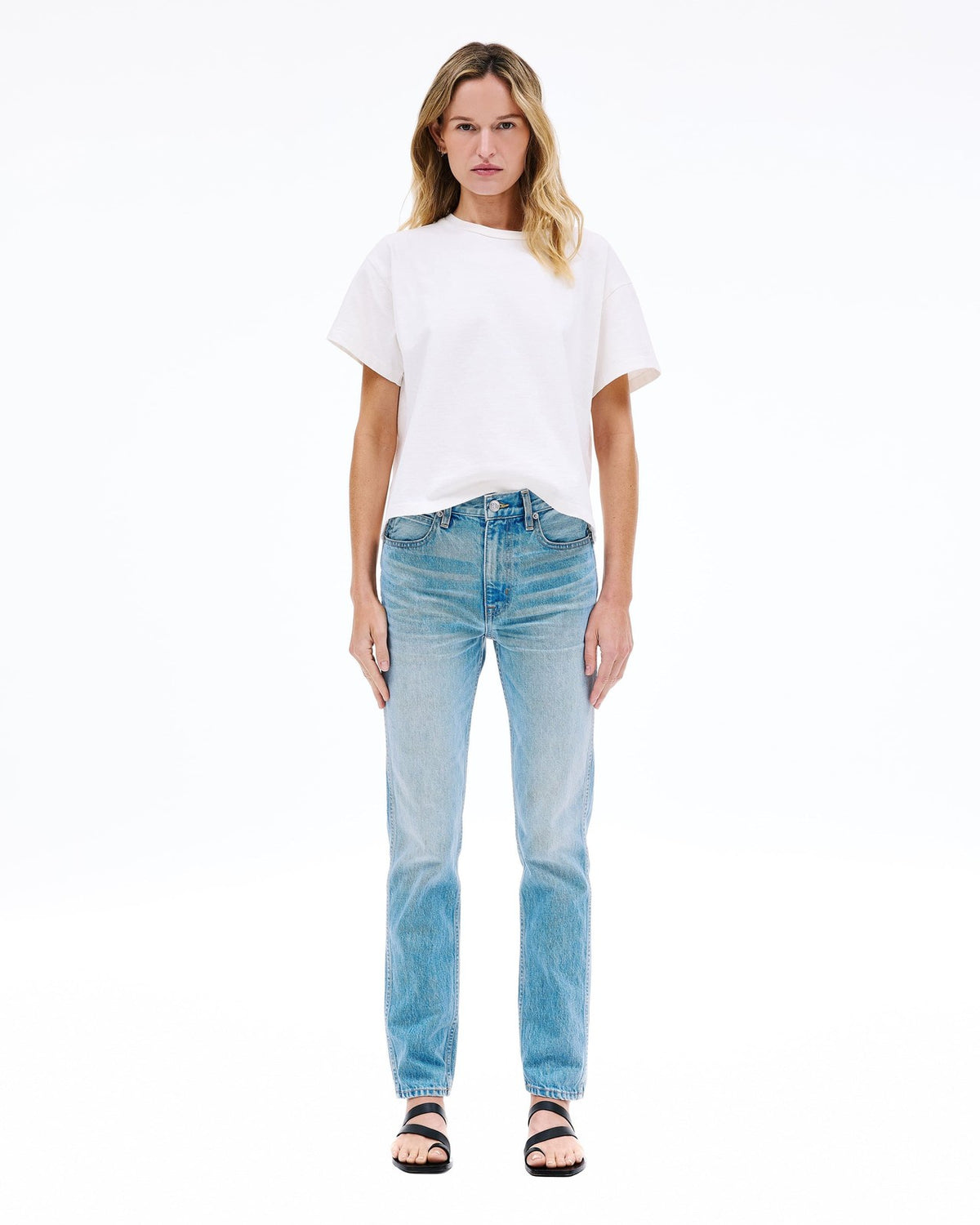 SLVRLAKE Sweet Thing Light Wash Virginia Slim Jeans - Size 24 - 0903BN