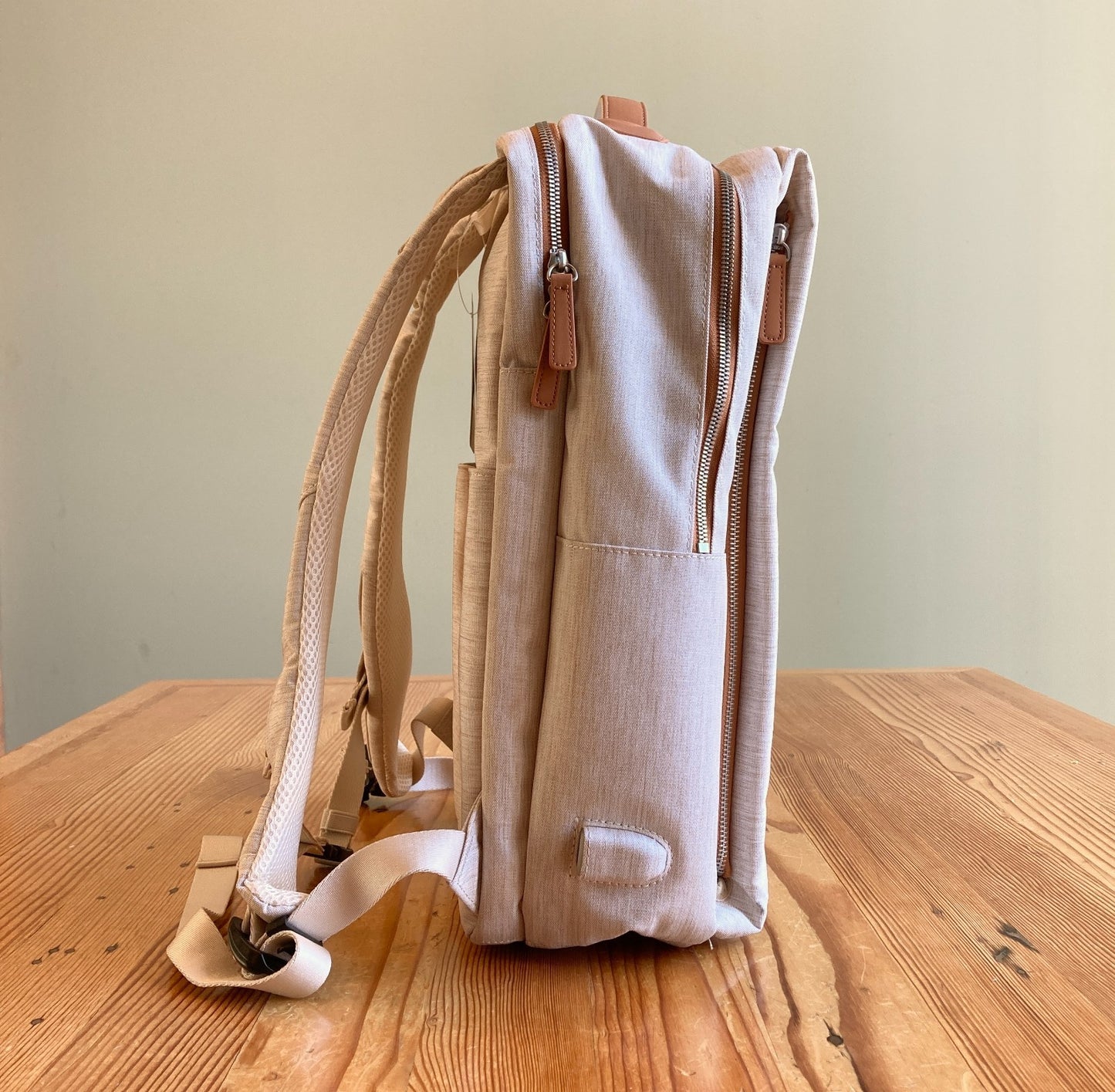 Nordace Beige Siena Pro 15 Travel Laptop Backpack - 0129CB