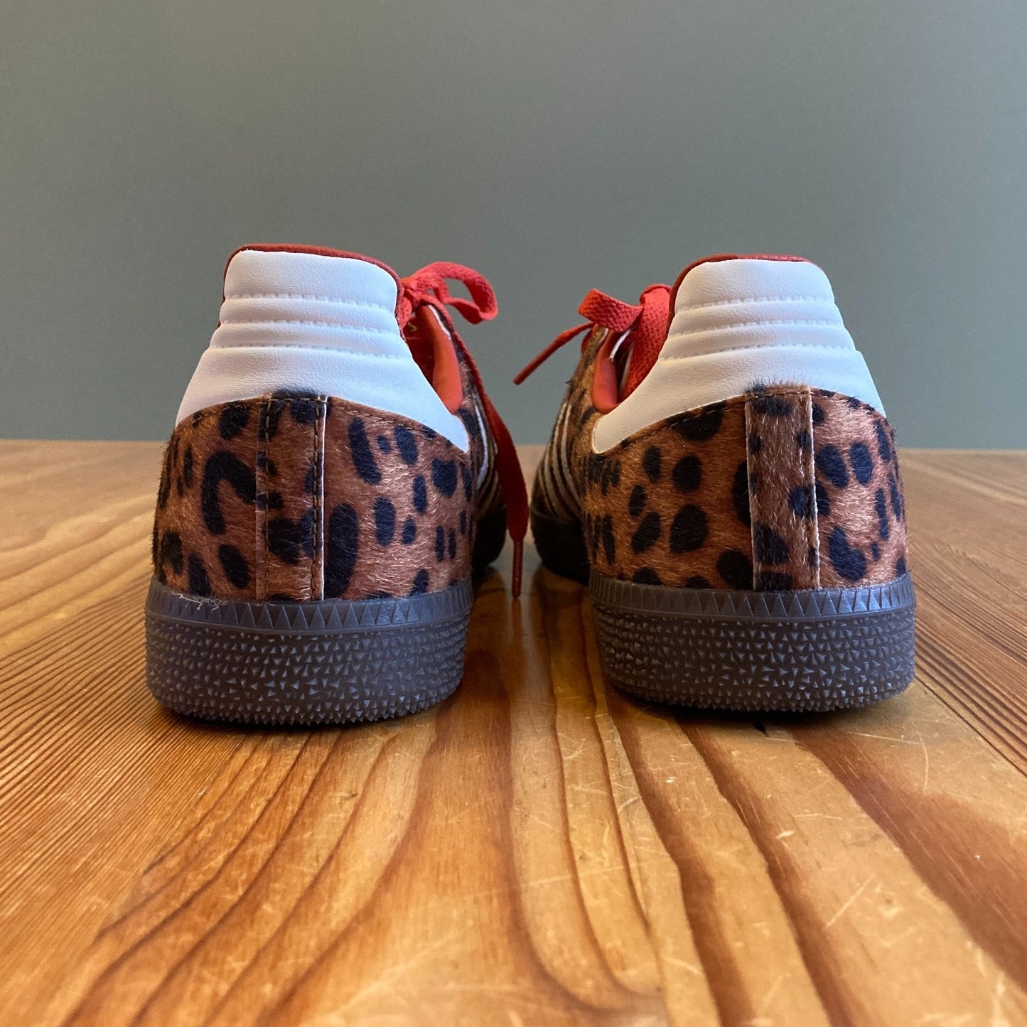 10.5-11 WMN / 9.5 M- Adidas Samba OG Cheetah Sneakers Shoes NEW w/ Box 0803NF
