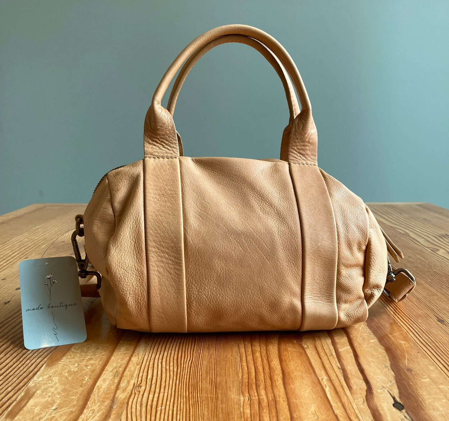 Latico Butter Yellow Soft Billie Small Crossbody Barrel Duffle Bag - 1013FB
