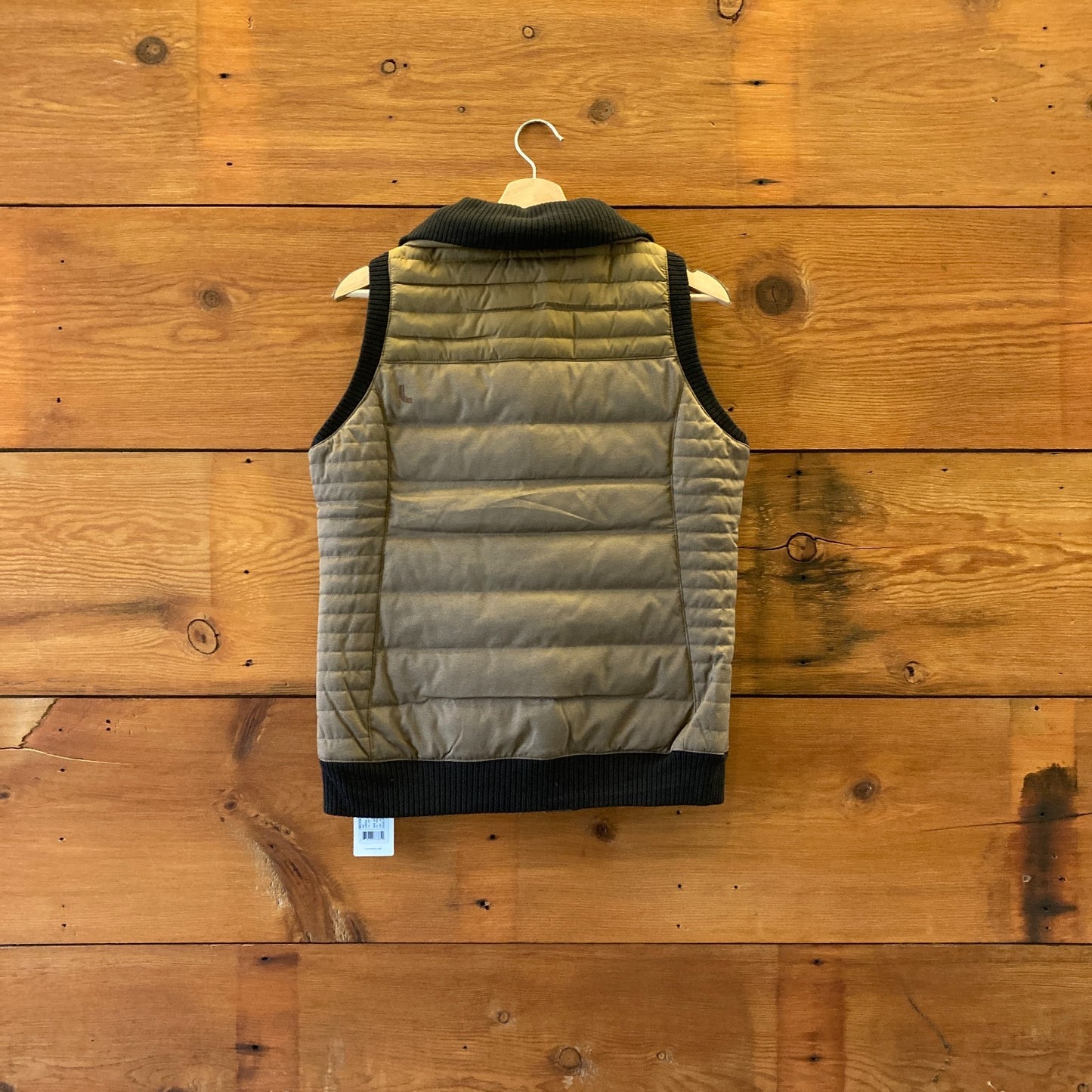 M - Lole $200 Sepia Brown Zip Up Brooklyn Puffer Vest NEW 1226MT