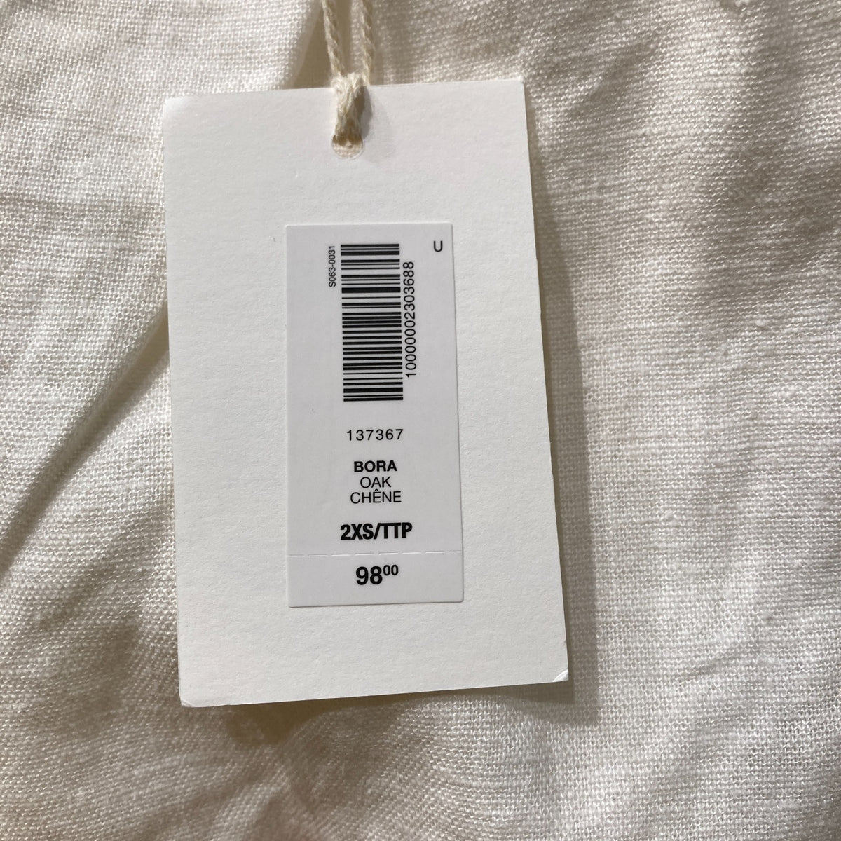 Little Moon Aritzia White BORA Line Halter NEW Dress - Size 2XS / XXS - 0312IG