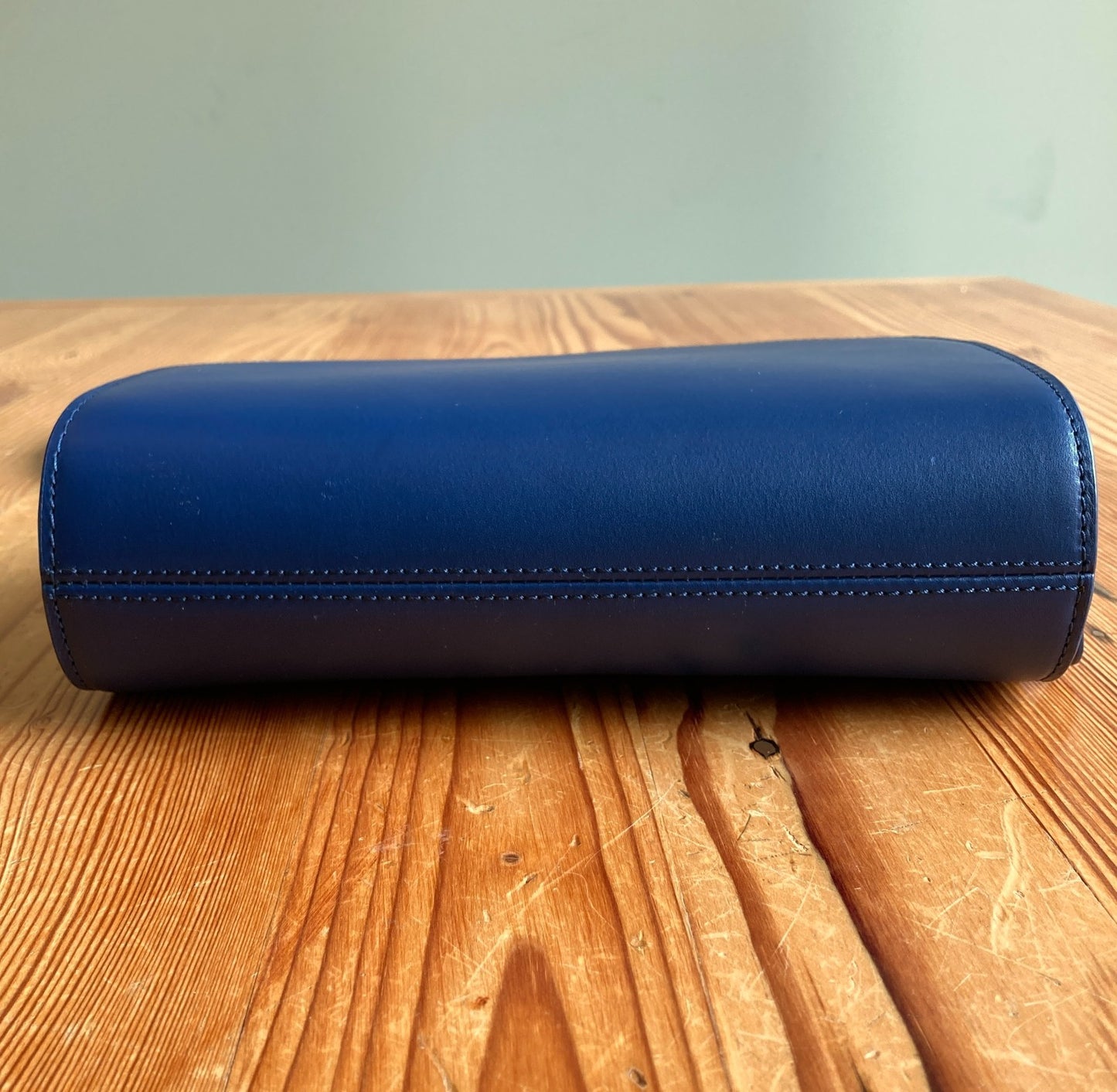 Quince Cobalt Blue Crossbody Dome Leather Bag - 0730RH