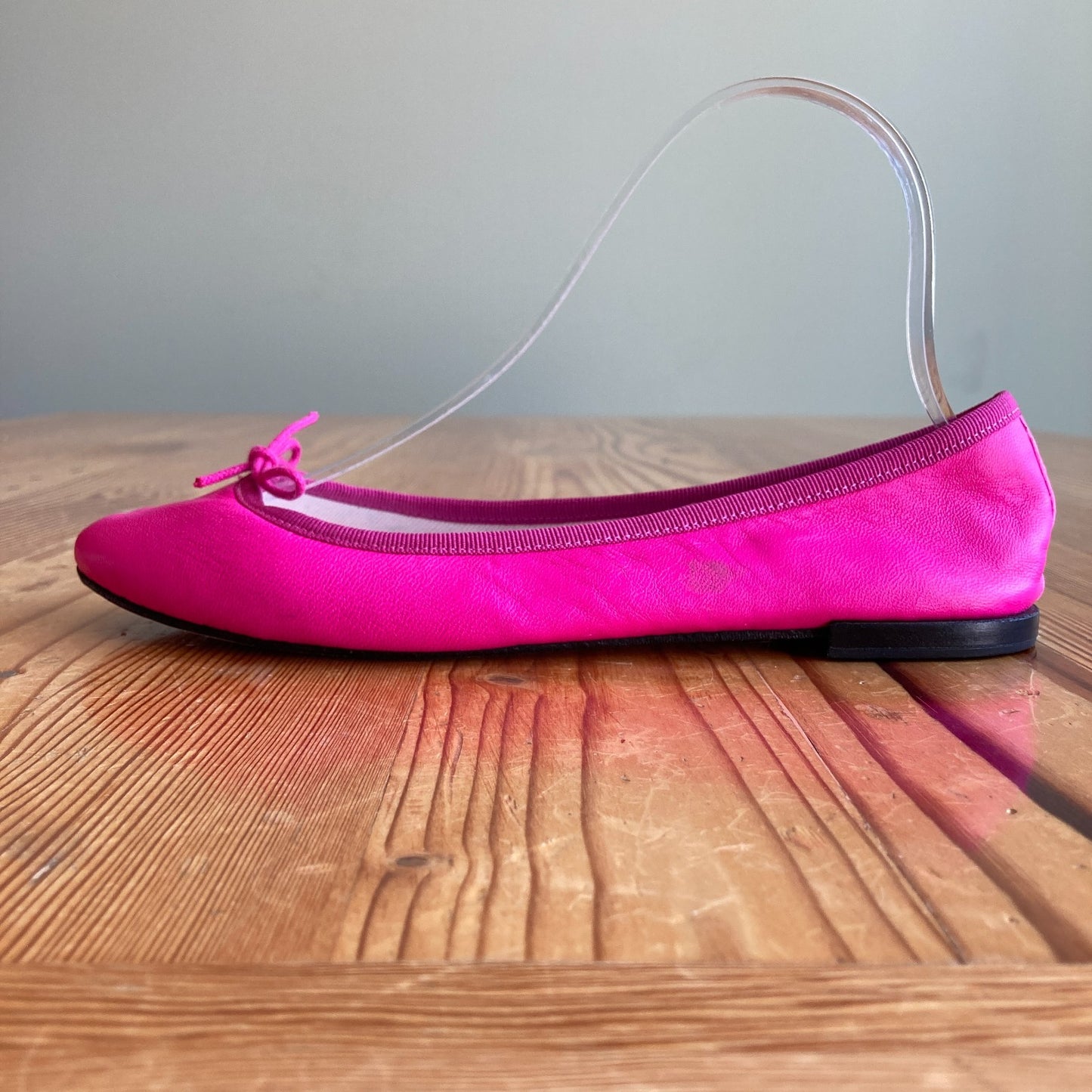 Repetto $425 Dark Pink Cendrillon Ballet Flats Shoes - Size 39 / 8 - 0306CH