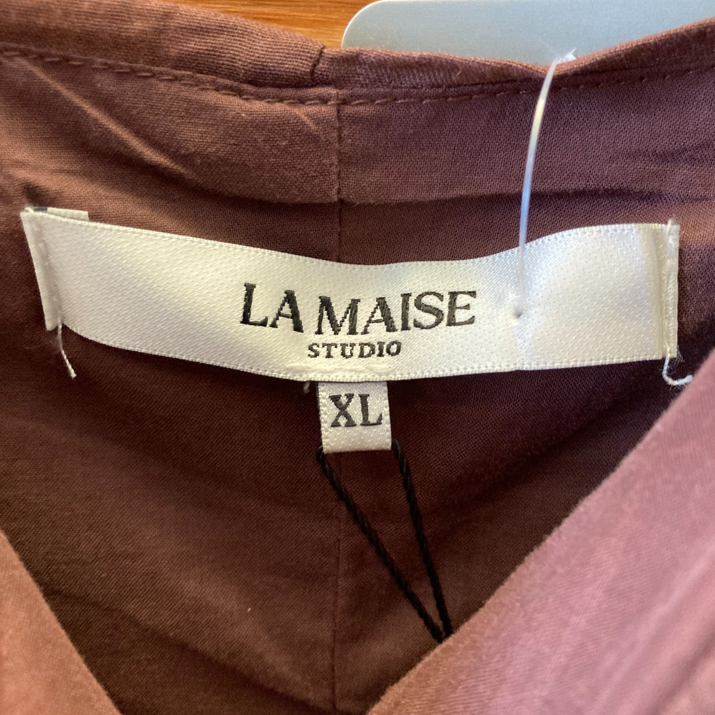 La Maise x Anthropologie NEW Brown Gathered Drop Waist Dress - Size XL - 0610MB