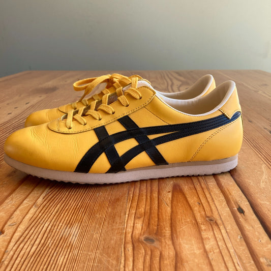 Tiger Onitsuka Yellow Black Mexico 66 Sneakers NEW Shoes - Size 5.5 - 0105MR