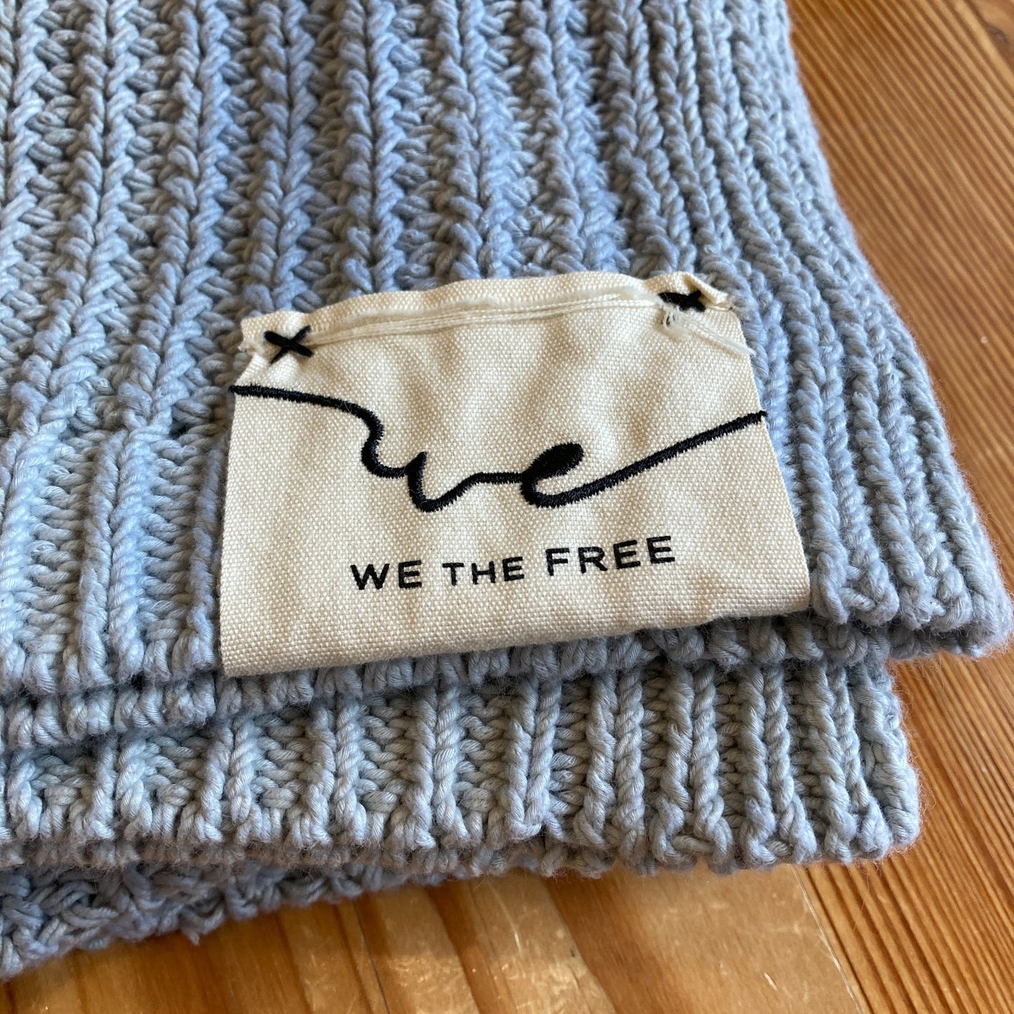 We the Free People $148 Gray Knit Pullover Sweater - Size XL - NEW - 1122CT