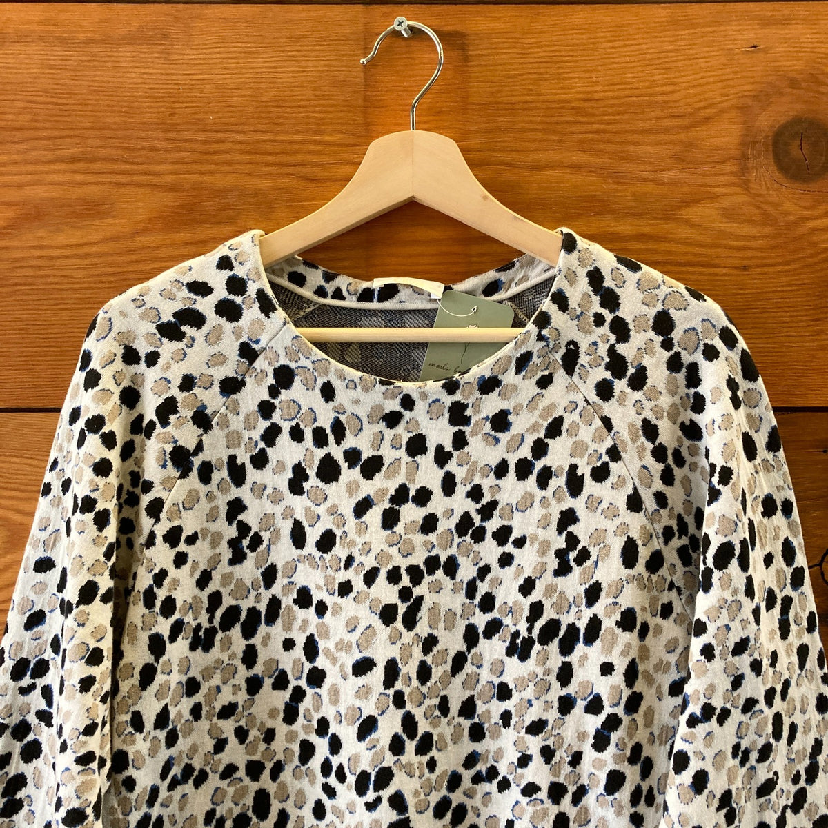 Chloe Archive 2014 Dotted Jacquard Tunic Mini Sweater Dress - Size S - 0927EK