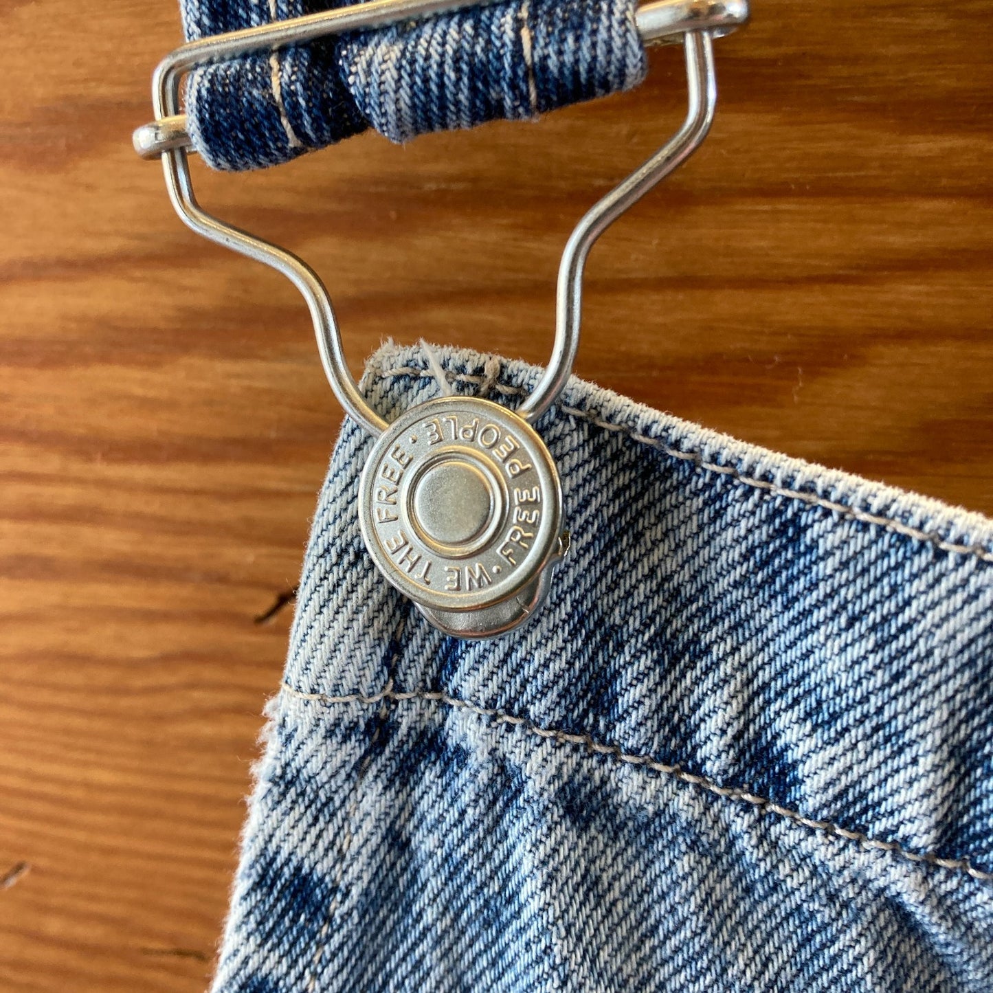 We The Free by Free People Ziggy Denim Overalls - Size M - 0523MB