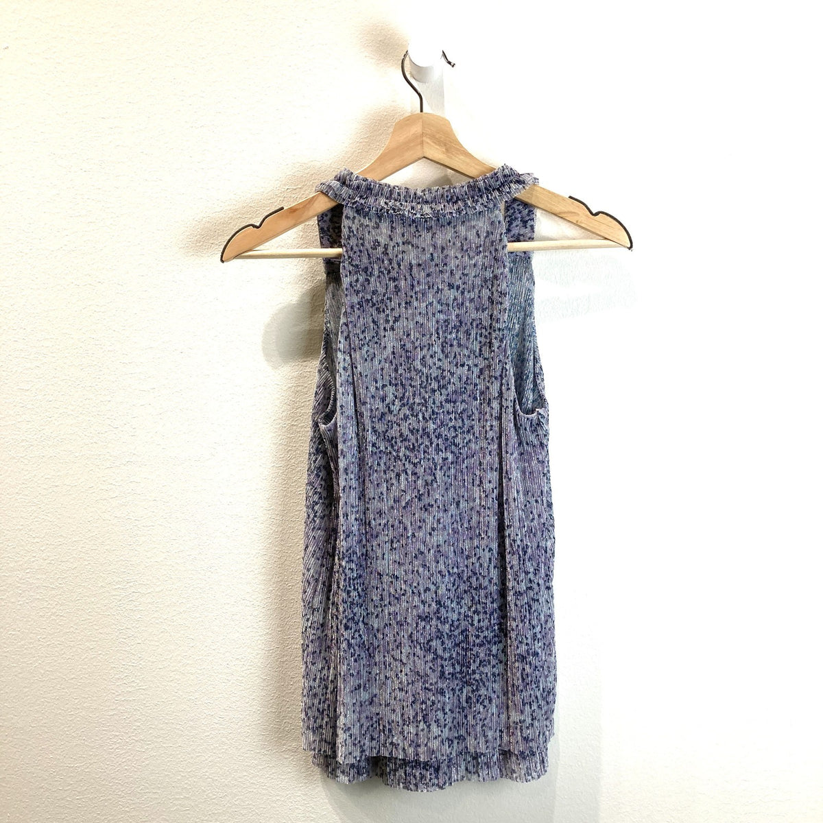 Anthropologie Purple Silver Leopard Print NEW Tank Top - Size XS - 0501SE