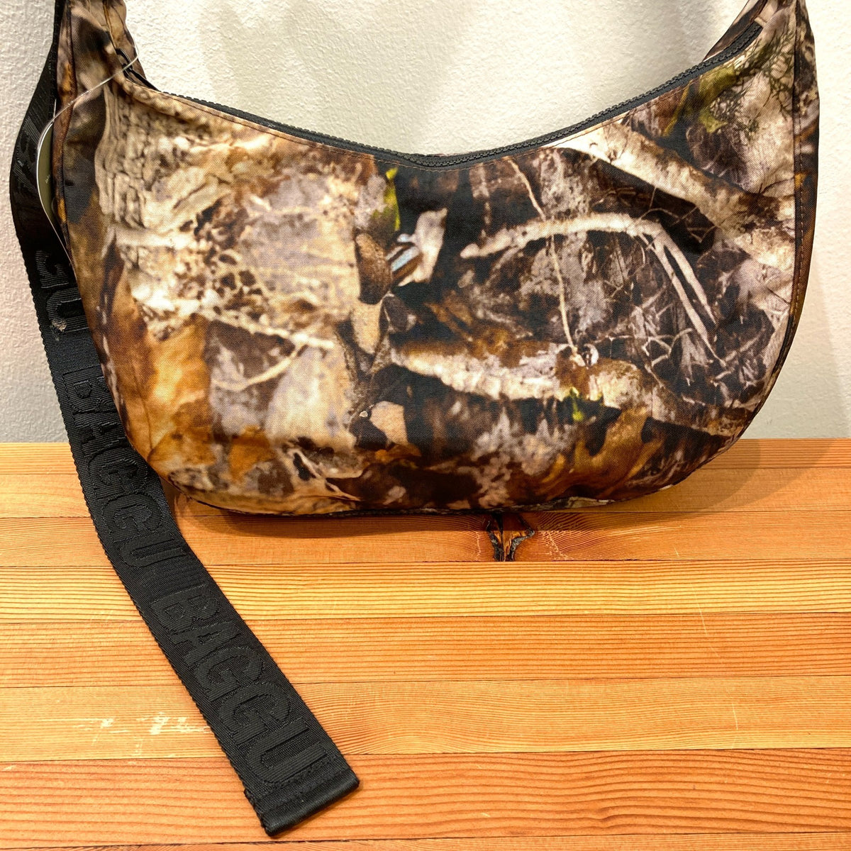 Baggu Photo Forest Medium Crescent Bag Camo Rare Print - 0312IG