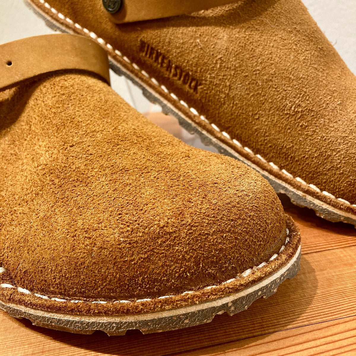Birkenstock Mink Brown Lutry Premium Suede Shoes NEW w/ Box - Size 8 - 0314GM