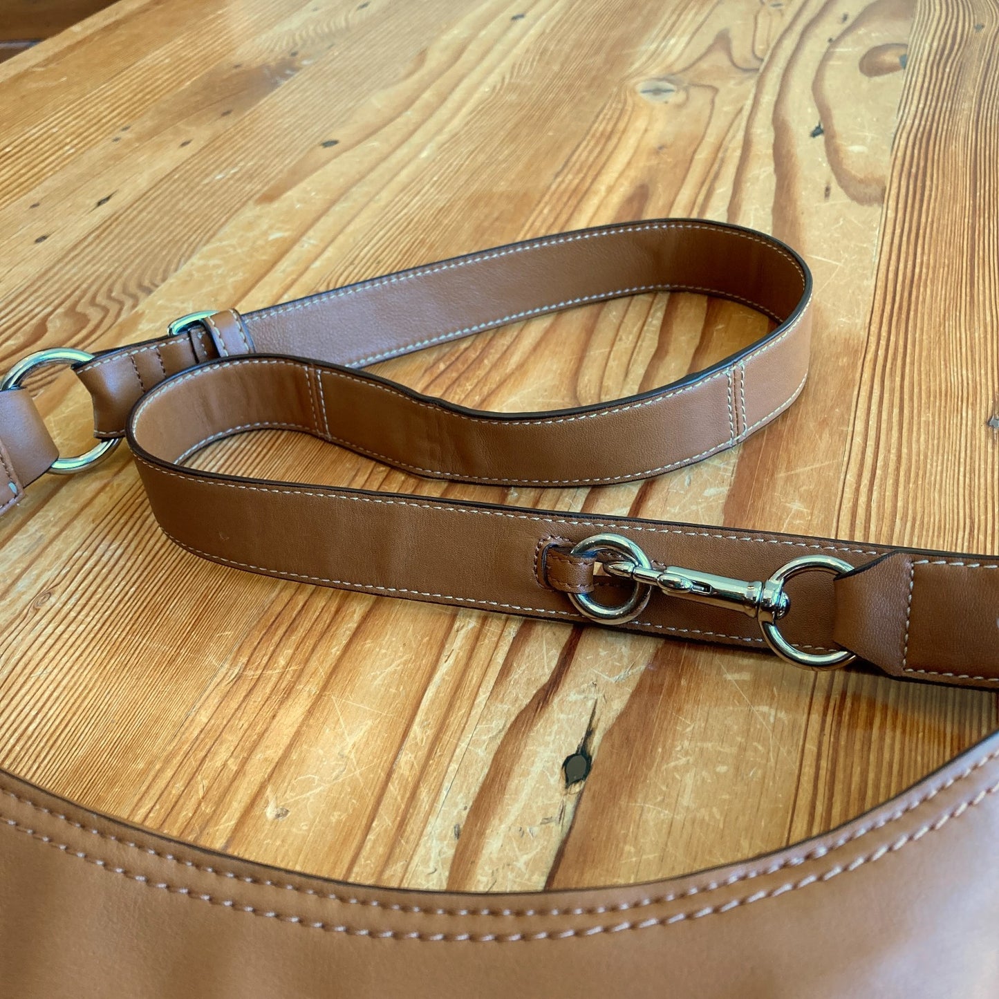 Coach Camel Brown Leather Y2K F17116 Shoulder Bag - 0704CM