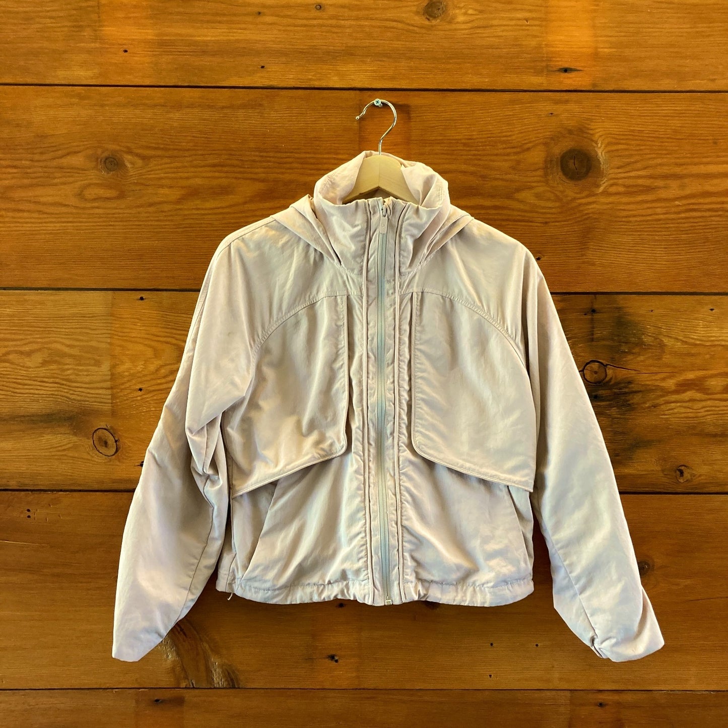 Lululemon Pink Cropped Hooded Always Effortless Jacket - Size 2 / XS - 1009FM