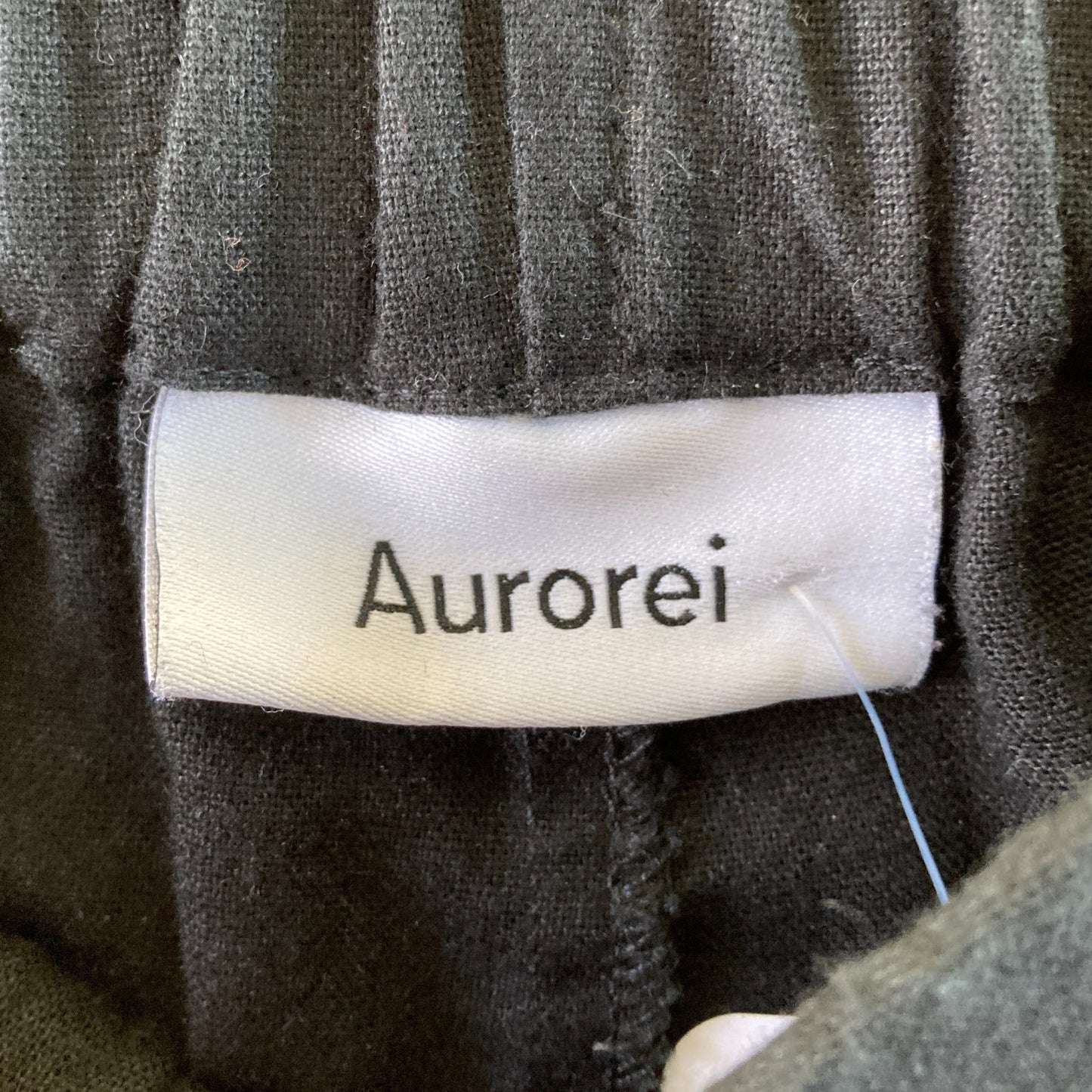 Aurorei Black Brooklyn Made Pull-On Elastic Waist Linen Pants - Size XS - 0322YP