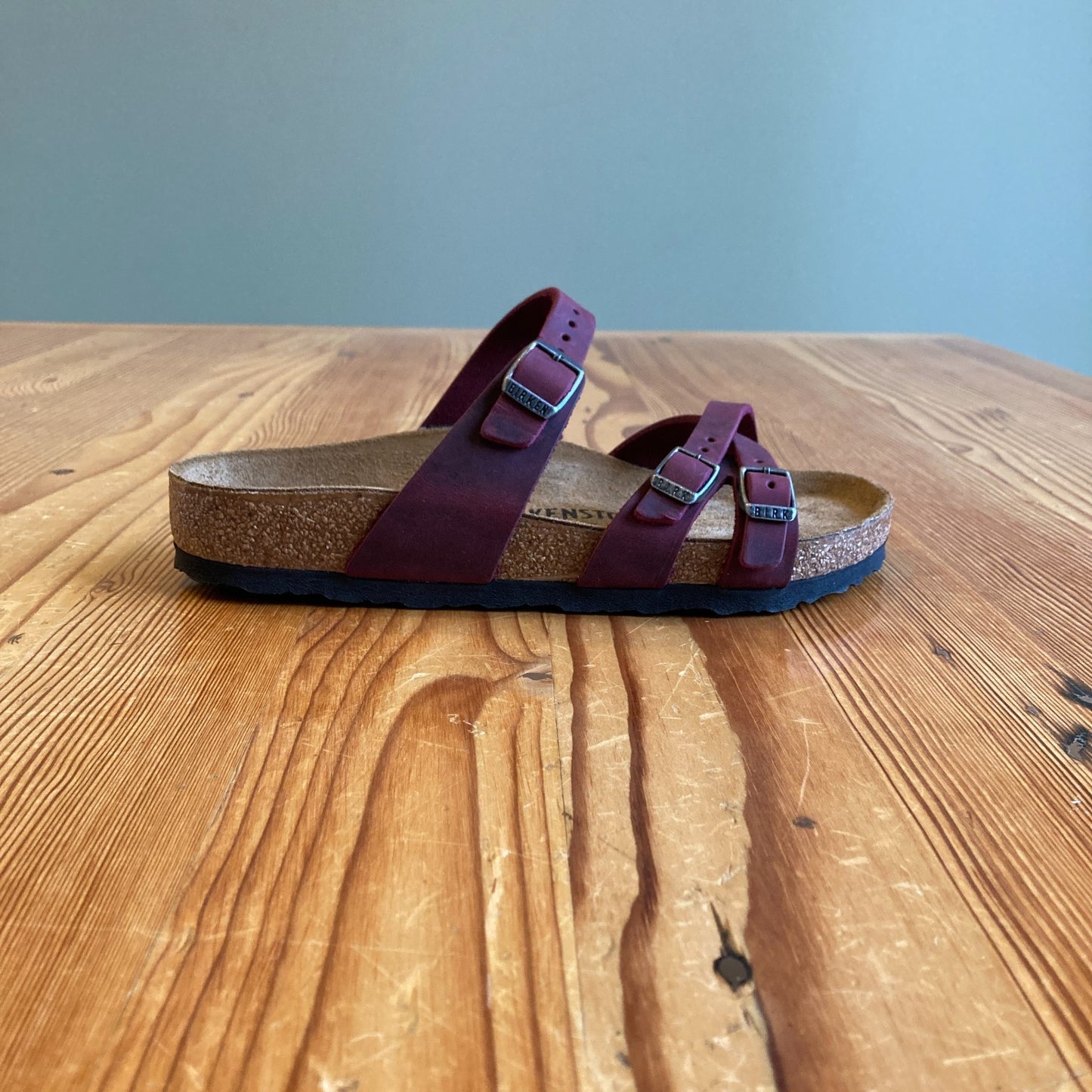 38 / 7.5 - Birkenstock Zinfandel Leather Franca Sandals Shoes NEW w/ Box 0205SF